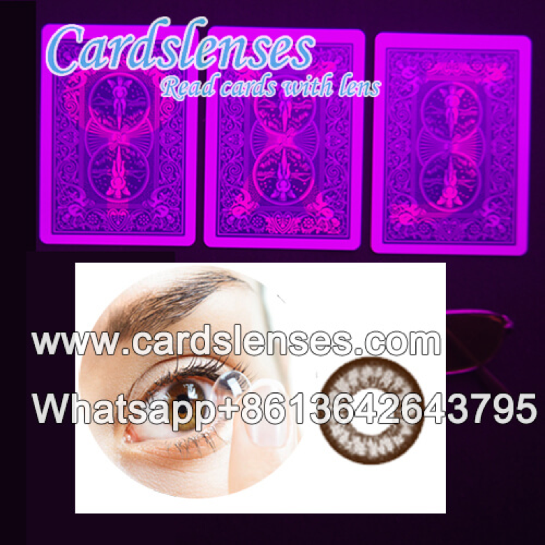 invisible ink contact lenses to see marked cards