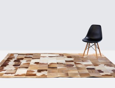 Why cowhide rugs are ideal for families with young children and pets?